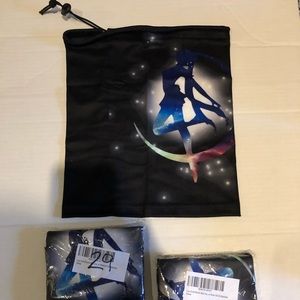 3 pack of moon girls neck gaiters